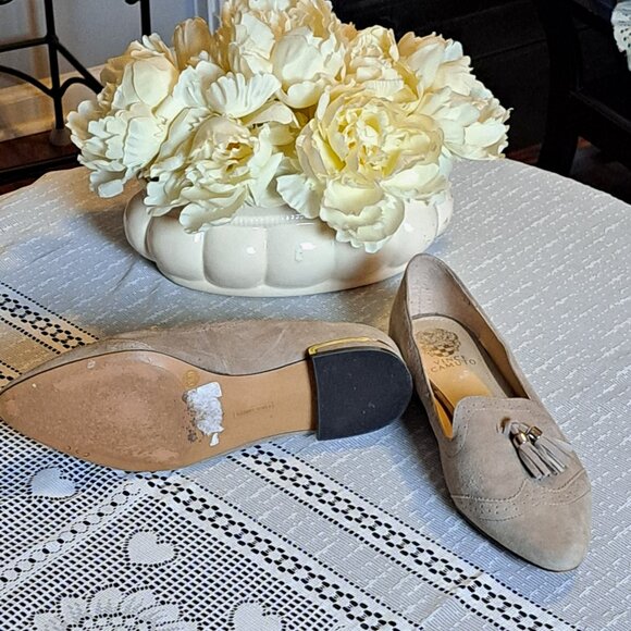 Vince Camuto-Beige Flats - Picture 2 of 2